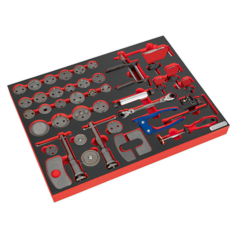 Tool Tray with Brake Service Tool Set 42pc | Pipe Manufacturers Ltd..