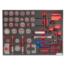 Tool Tray with Brake Service Tool Set 42pc | Pipe Manufacturers Ltd..