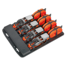 Ratchet Tie Down 25mm x 4m Polyester Webbing with S Hooks 500kg Load Test - 2 Pairs | Pipe Manufacturers Ltd..