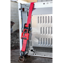 Ratchet Tie Down 32mm x 4.9m Polyester Webbing with J Hooks 1200kg Load Test - 2 Pairs | Pipe Manufacturers Ltd..