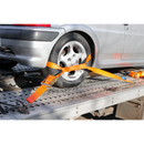 Car Transporter Ratchet Tie Down 50mm x 3m Alloy Wheel - Single 5000kg Load Test | Pipe Manufacturers Ltd..