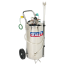 Air Operated Fuel Drainer 40L Stainless Steel | Pipe Manufacturers Ltd..