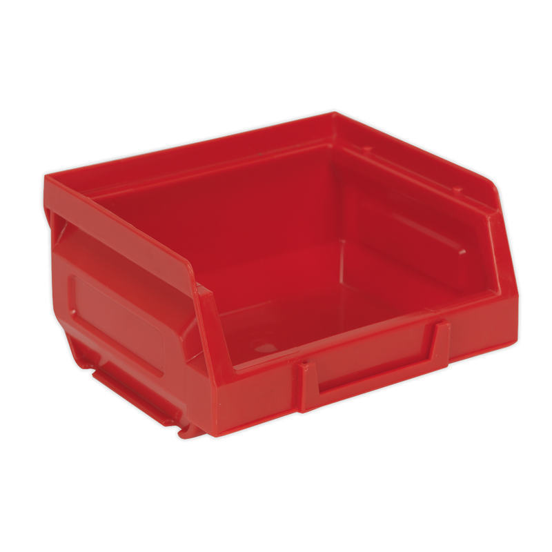 Plastic Storage Bin 105 x 85 x 55mm - Red Pack of 24 | Pipe Manufacturers Ltd..