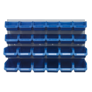 Bin & Panel Combination 24 Bins - Blue | Pipe Manufacturers Ltd..