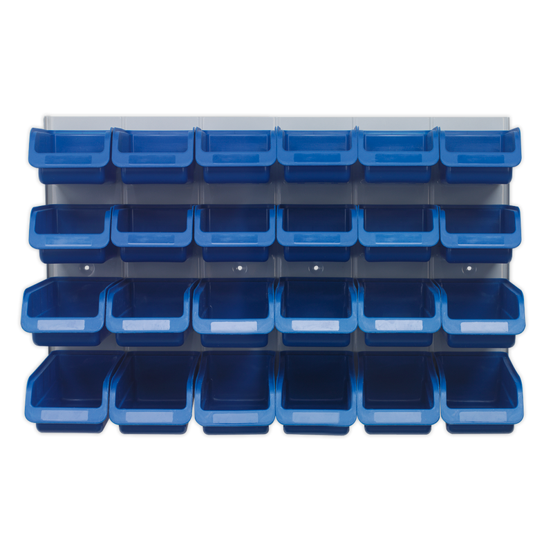 Bin & Panel Combination 24 Bins - Blue | Pipe Manufacturers Ltd..