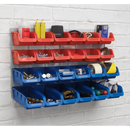 Bin & Panel Combination 24 Bins - Red/Blue | Pipe Manufacturers Ltd..