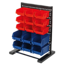 Bin Storage System Bench Mounting 15 Bin | Pipe Manufacturers Ltd..