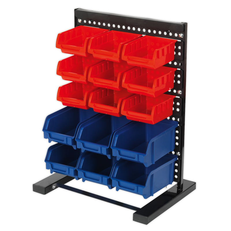 Bin Storage System Bench Mounting 15 Bin | Pipe Manufacturers Ltd..