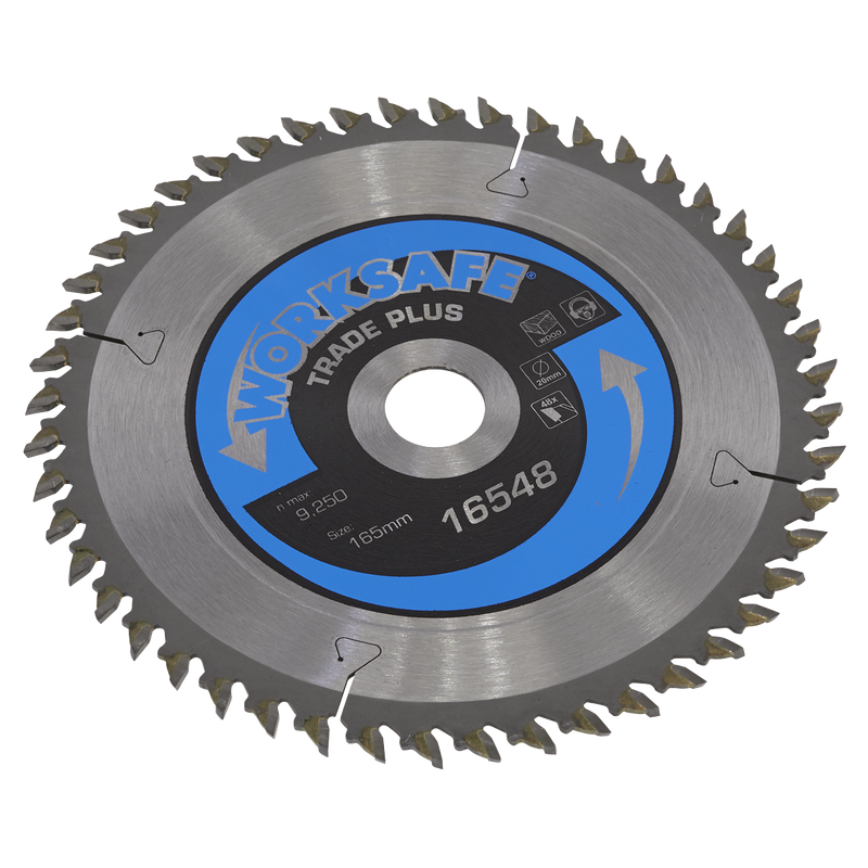 Trade Plus Circular Saw Blade ¯165 x 20mm - 48tpu | Pipe Manufacturers Ltd..