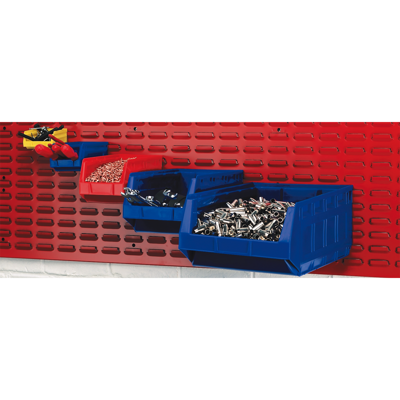 Plastic Storage Bin 150 x 240 x 130mm - Blue Pack of 38 | Pipe Manufacturers Ltd..