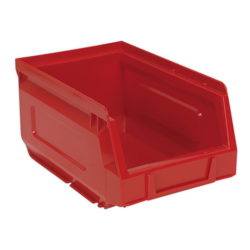 Plastic Storage Bin 105 x 165 x 85mm - Red Pack of 24 | Pipe Manufacturers Ltd..