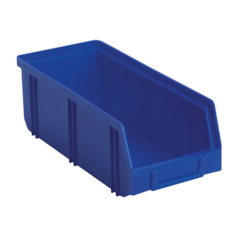 Plastic Storage Bin Deep 105 x 240 x 85mm - Blue Pack of 28 | Pipe Manufacturers Ltd..