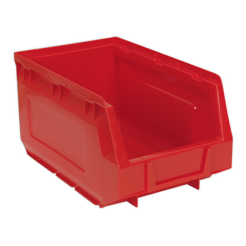 Plastic Storage Bin 150 x 240 x 130mm - Red Pack of 24 | Pipe Manufacturers Ltd..