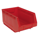 Plastic Storage Bin 210 x 355 x 165mm - Red Pack of 12 | Pipe Manufacturers Ltd..