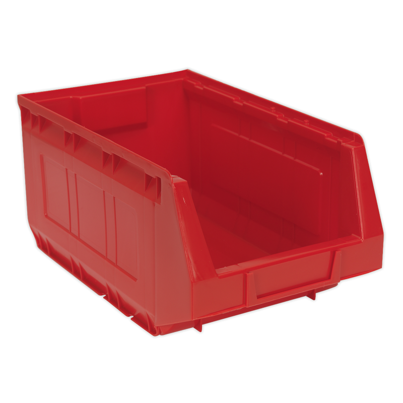 Plastic Storage Bin 210 x 355 x 165mm - Red Pack of 12 | Pipe Manufacturers Ltd..