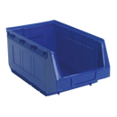 Plastic Storage Bin 210 x 355 x 165mm - Blue Pack of 20 | Pipe Manufacturers Ltd..