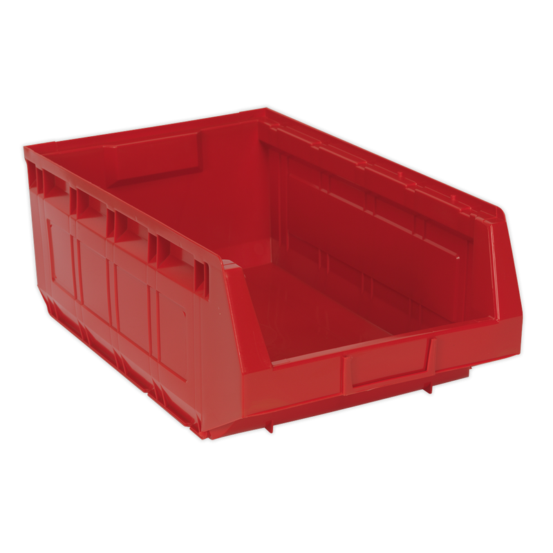 Plastic Storage Bin 310 x 500 x 190mm - Red Pack of 6 | Pipe Manufacturers Ltd..