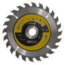 Trade Circular Saw Blade ¯165 x 20mm - 24tpu | Pipe Manufacturers Ltd..