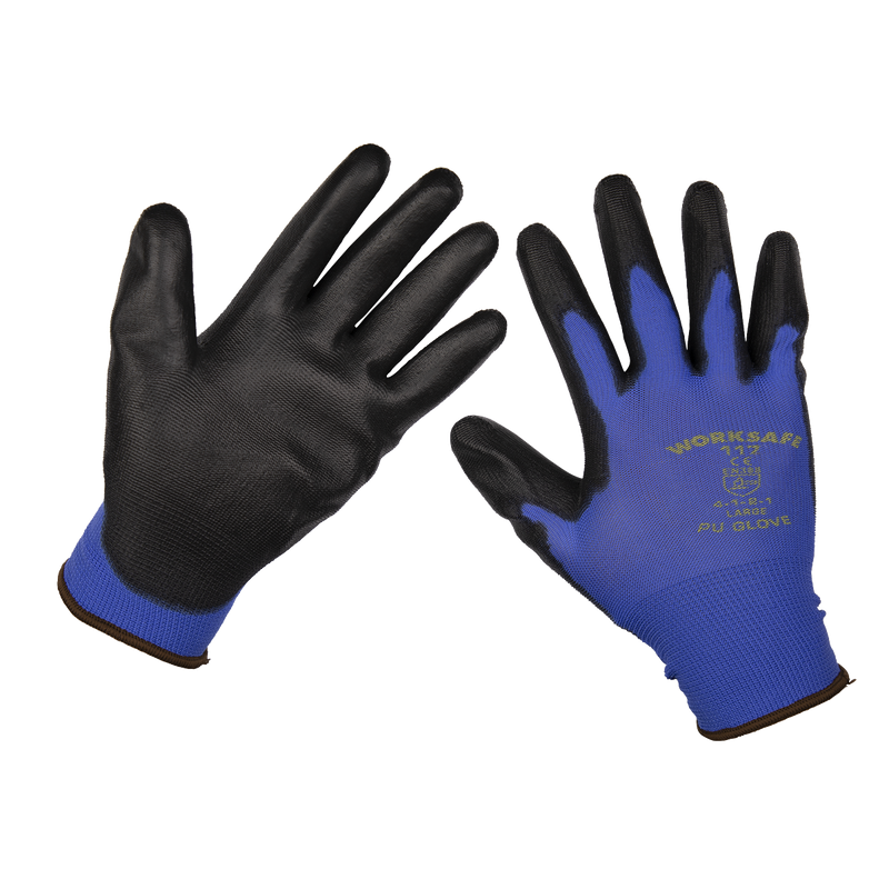 Lightweight Precision Grip Gloves (Large) - Pack of 6 Pairs | Pipe Manufacturers Ltd..