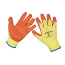 Super Grip Knitted Gloves Latex Palm (X-Large) - Pack of 6 Pairs | Pipe Manufacturers Ltd..