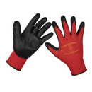 Flexi Grip Nitrile Palm Gloves (Large) - Pack of 6 Pairs | Pipe Manufacturers Ltd..