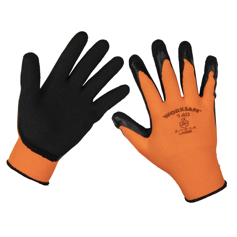 Foam Latex Gloves (Large) - Pack of 6 Pairs | Pipe Manufacturers Ltd..