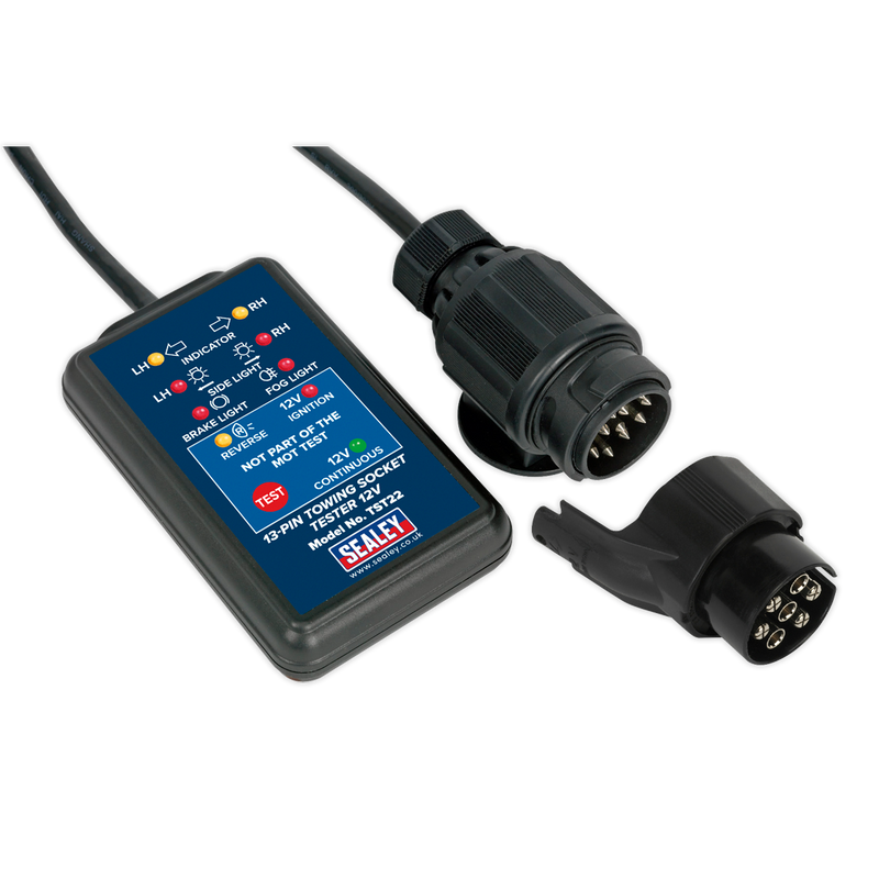 Towing Socket Tester 13-Pin 12V - DVSA Approved | Pipe Manufacturers Ltd..