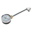Twin Connector Tyre Pressure Gauge 0-220psi | Pipe Manufacturers Ltd..
