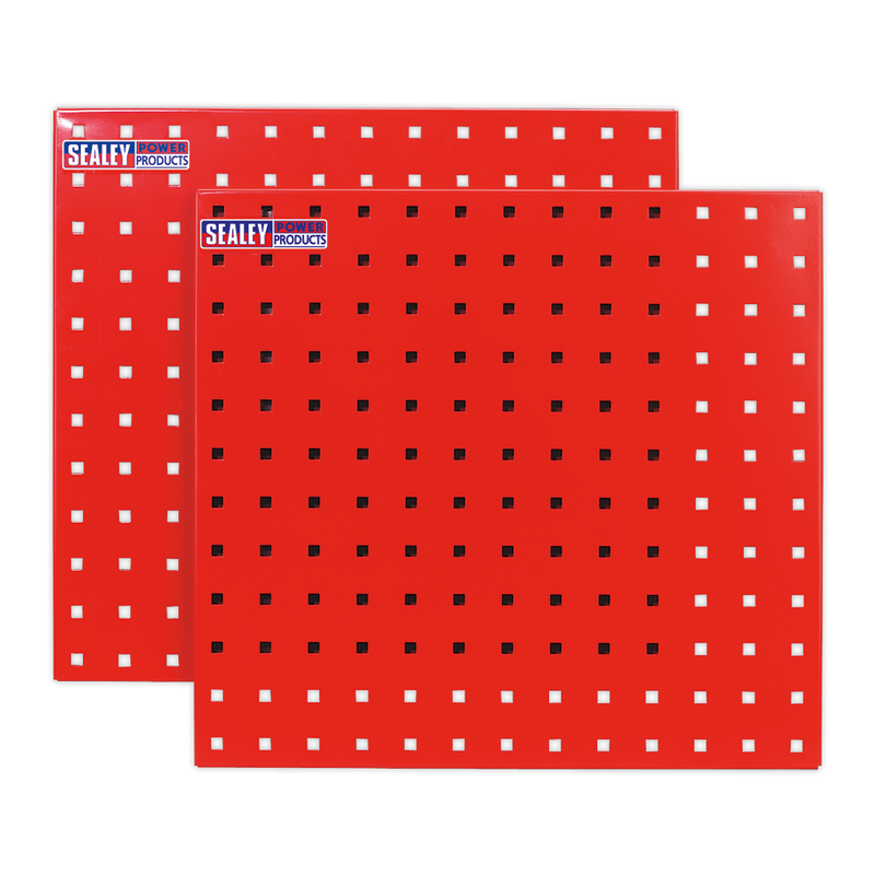 PerfoTool Storage Panel 500 x 500mm Pack of 2 | Pipe Manufacturers Ltd..
