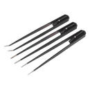 Industrial Tweezer Set 3pc with LED Light | Pipe Manufacturers Ltd..