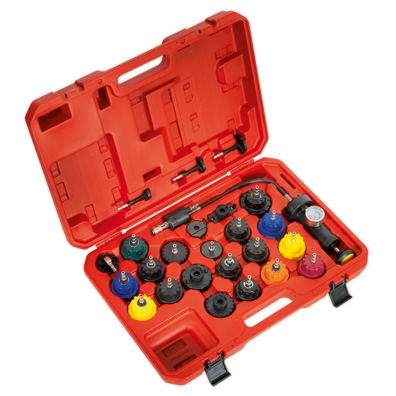 Cooling System Pressure Test Kit 25pc | Pipe Manufacturers Ltd..