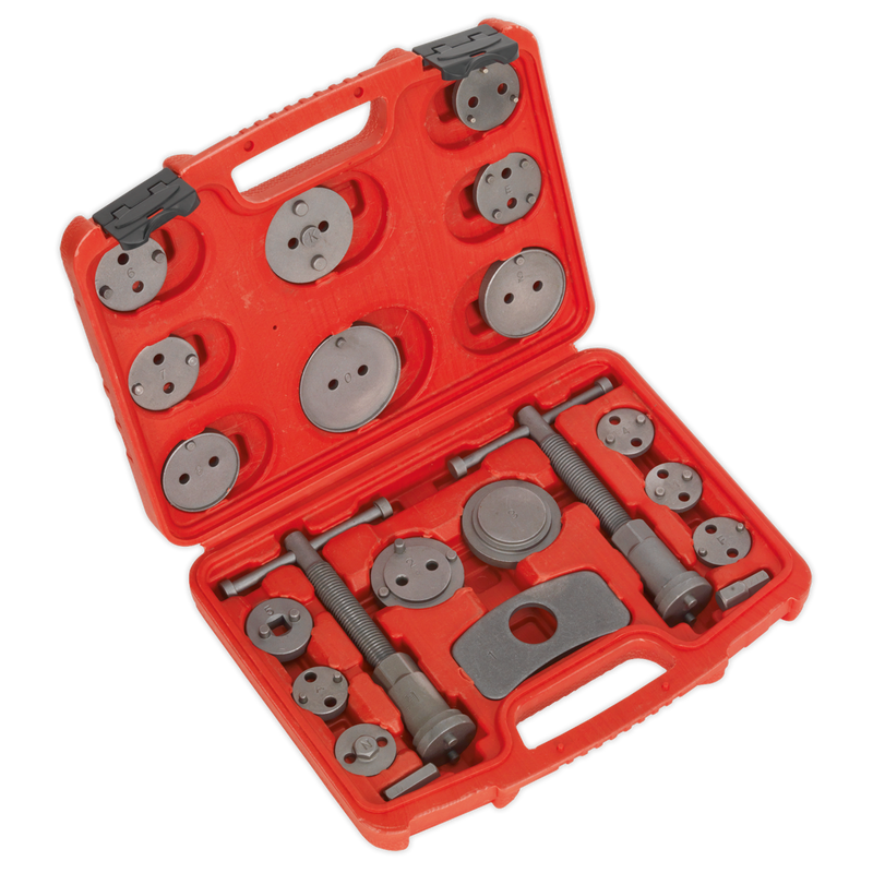 Brake Piston Wind-Back Tool Kit 21pc | Pipe Manufacturers Ltd..