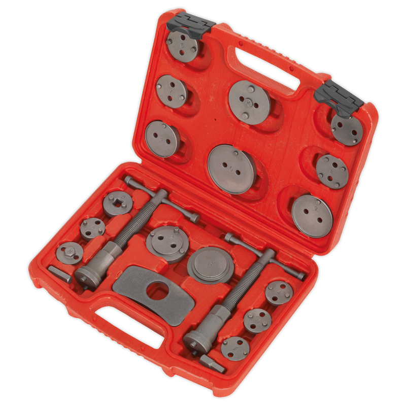 Brake Piston Wind-Back Tool Kit 21pc | Pipe Manufacturers Ltd..