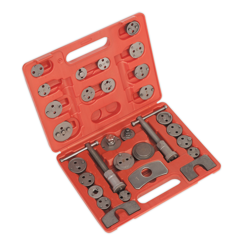 Brake Piston Wind-Back Tool Kit 30pc | Pipe Manufacturers Ltd..