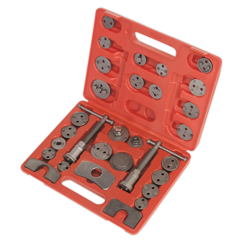 Brake Piston Wind-Back Tool Kit 30pc | Pipe Manufacturers Ltd..