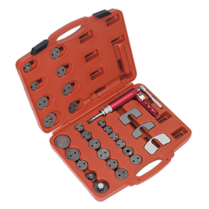 Air Operated Brake Piston Wind-Back Tool Kit 29pc | Pipe Manufacturers Ltd..