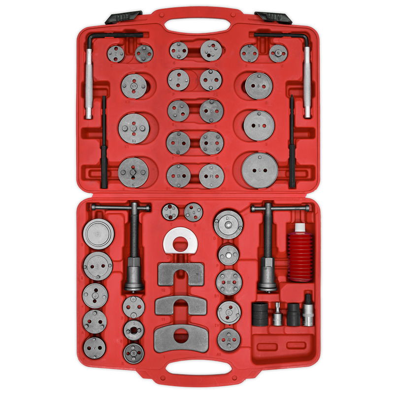 Brake Piston Wind-Back Tool Kit 50pc | Pipe Manufacturers Ltd..