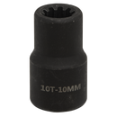 Brake Caliper Socket 3/8"Sq Drive 10mm Square Ribe 10pt | Pipe Manufacturers Ltd..