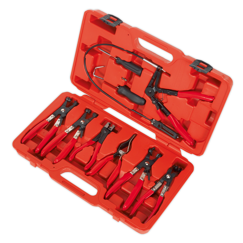 Hose Clip Removal Tool Set 9pc | Pipe Manufacturers Ltd..