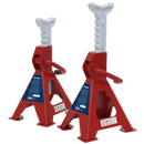 Axle Stands (Pair) 2tonne Capacity per Stand Ratchet Type | Pipe Manufacturers Ltd..