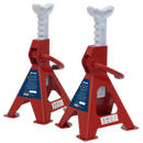 Axle Stands (Pair) 2tonne Capacity per Stand Ratchet Type | Pipe Manufacturers Ltd..