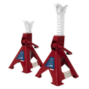 Axle Stands (Pair) 3tonne Capacity per Stand Ratchet Type | Pipe Manufacturers Ltd..