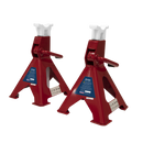 Axle Stands (Pair) 3tonne Capacity per Stand Ratchet Type | Pipe Manufacturers Ltd..