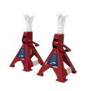 Axle Stands (Pair) 3tonne Capacity per Stand Ratchet Type | Pipe Manufacturers Ltd..