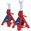 Axle Stands (Pair) 6tonne Capacity per Stand Ratchet Type | Pipe Manufacturers Ltd..