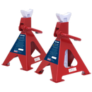 Axle Stands (Pair) 6tonne Capacity per Stand Ratchet Type | Pipe Manufacturers Ltd..