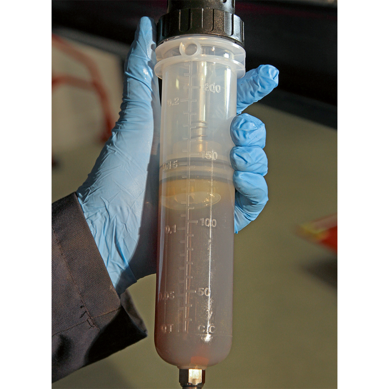 Oil & Brake Fluid Inspection Syringe 200ml | Pipe Manufacturers Ltd..