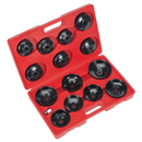 Oil Filter Cap Wrench Set 15pc | Pipe Manufacturers Ltd..