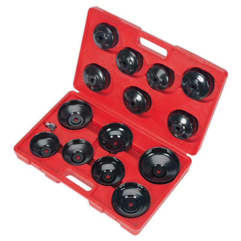 Oil Filter Cap Wrench Set 15pc | Pipe Manufacturers Ltd..