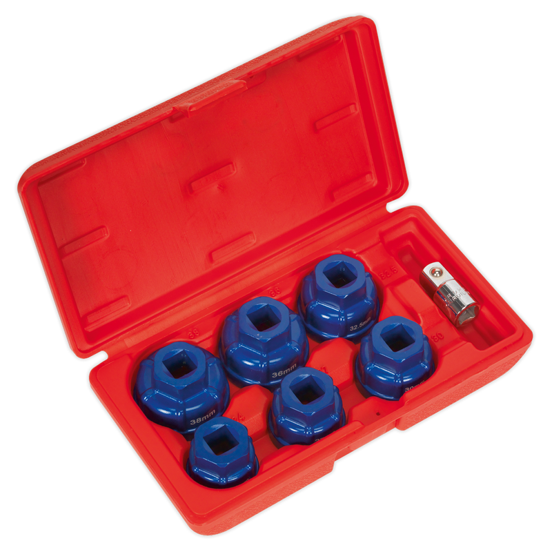 Oil Filter Cap Wrench Set 7pc | Pipe Manufacturers Ltd..